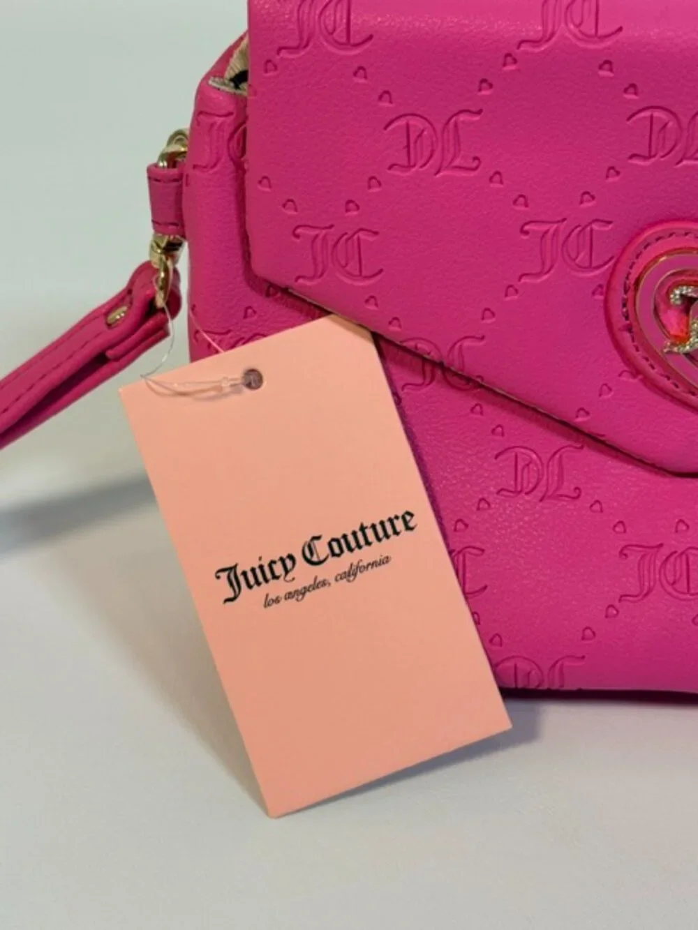 NWT Juicy Couture Pink Mini Wristlet
